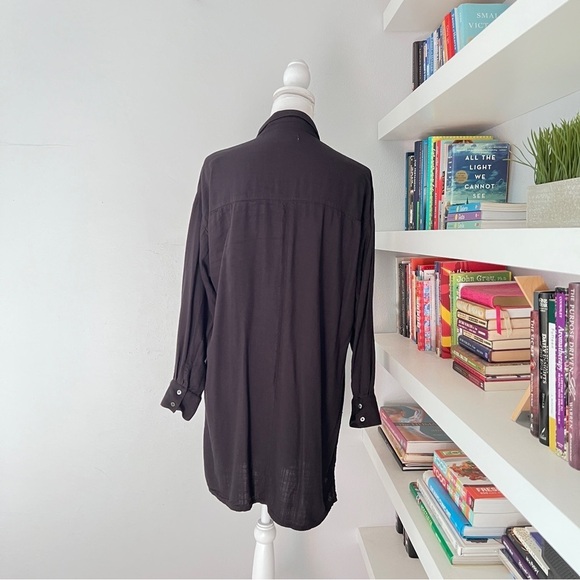 L Space Black Button Down Dress size XS/S - Picture 5 of 12